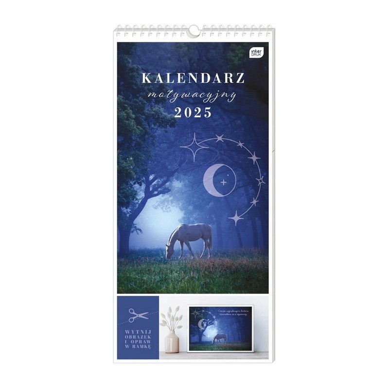 Kalendarz motywacyjny 2025 22x46cm Magia INTERDRUK