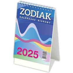 Kalendarz biurowy ZODIAK H6 stojący pionowy 118x193mm 2025 TELEGRAPH