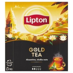 Herbata LIPTON czarna, Gold Tea, 92 torebki