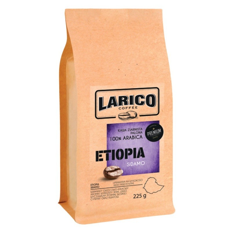 Kawa LARICO Etiopia Sidamo, ziarnista, 225g