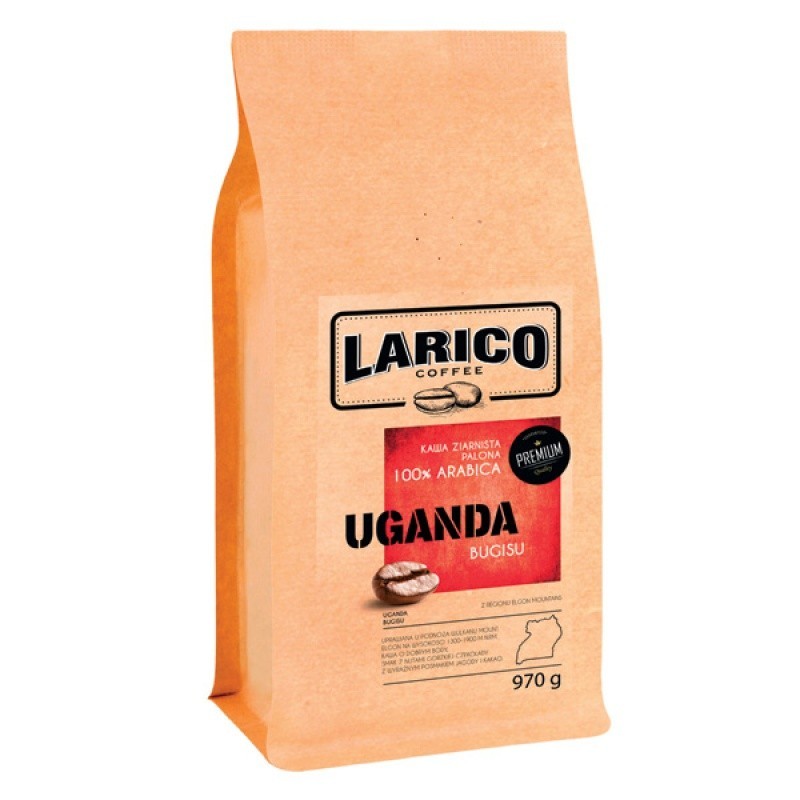 Kawa LARICO Uganda Bugisu, ziarnista, 970g