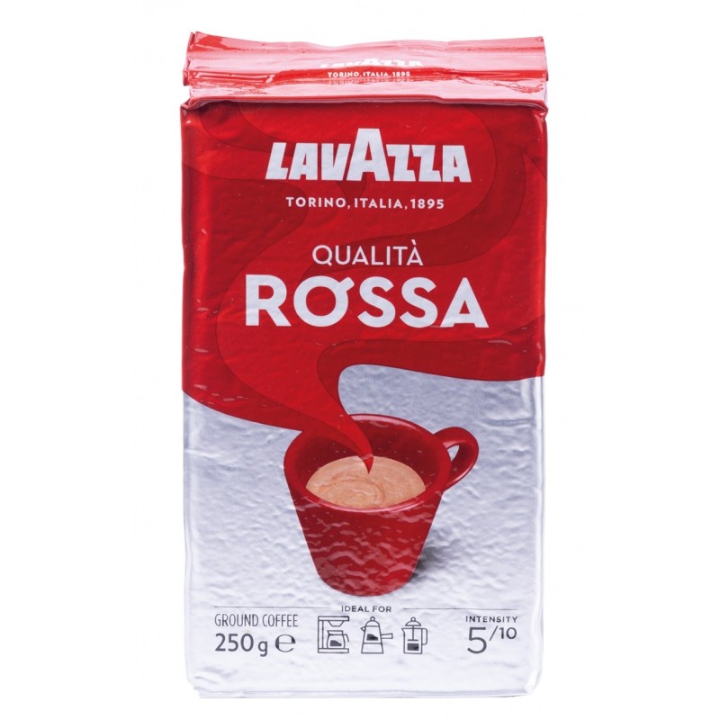 Kawa LAVAZZA QUALITA ROSSA, mielona, 250 g