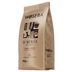 Kawa WOSEBA TI MERITI, CREMA E AROMA, mielona, 250g