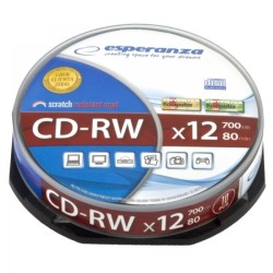 CD-RW ESPERANZA X12 - CAKE BOX 10