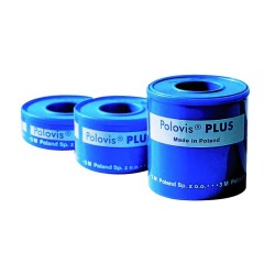 POLOVIS PLUS Hipoalergiczny uniwersalny przylepiec tkaninowy  5 m  x 25 mm UU006387201