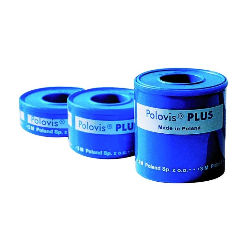 POLOVIS PLUS Hipoalergiczny uniwersalny przylepiec tkaninowy 5 m  x 50 mm UU006386401