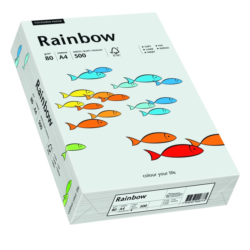 Papier Ksero kolorowy Rainbow jasno szary 93