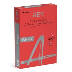 Papier Ksero REY ADAGIO, A4, 80gsm, 22 czerwony intense INTENSE *RYADA080X429 R200, 500 ark.