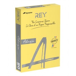 Papier Ksero REY ADAGIO, A4, 80gsm, 58 żółty cytrynowy intense *RYADA080X411 R100