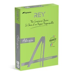 Papier Ksero REY ADAGIO, A4, 80gsm, 16 zielony VIVE/BRIGHT *RYADA080X402 R100, 500 ark.