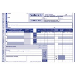 Faktura VAT korygująca MICHALCZYK I PROKOP A5 80 kartek