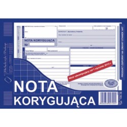 Nota korygująca VAT MICHALCZYK I PROKOP A5 80 kartek