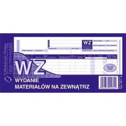 vWZ wydanie materiałów na zewnątrz MICHALCZYK I PROKOP 1/3 A4 80 kartek