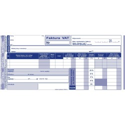 Faktura VAT MICHALCZYK I PROKOP 1/3 A4 80 kartek