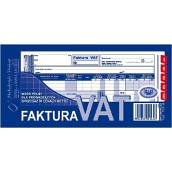 Faktura VAT MICHALCZYK I PROKOP 1/3 A4 80 kartek