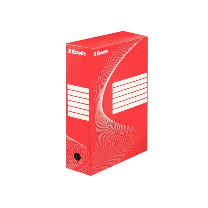 Pudełka archiwizacyjne ESSELTE BOXY 100 mm, czerwone