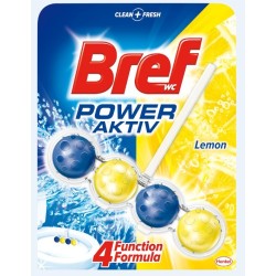 Zawieszki wc BREF Power Aktiv Lemon 50g
