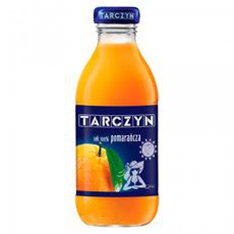 Sok TARCZYN, 0,3 l pomarańczowy
