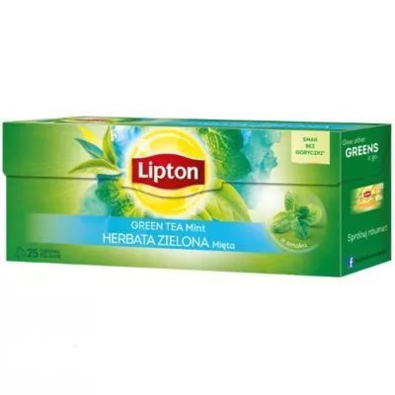 Herbata LIPTON GREEN MINT 25szt