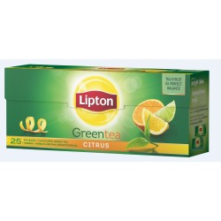 Herbata LIPTON GREEN CITRUS 25szt