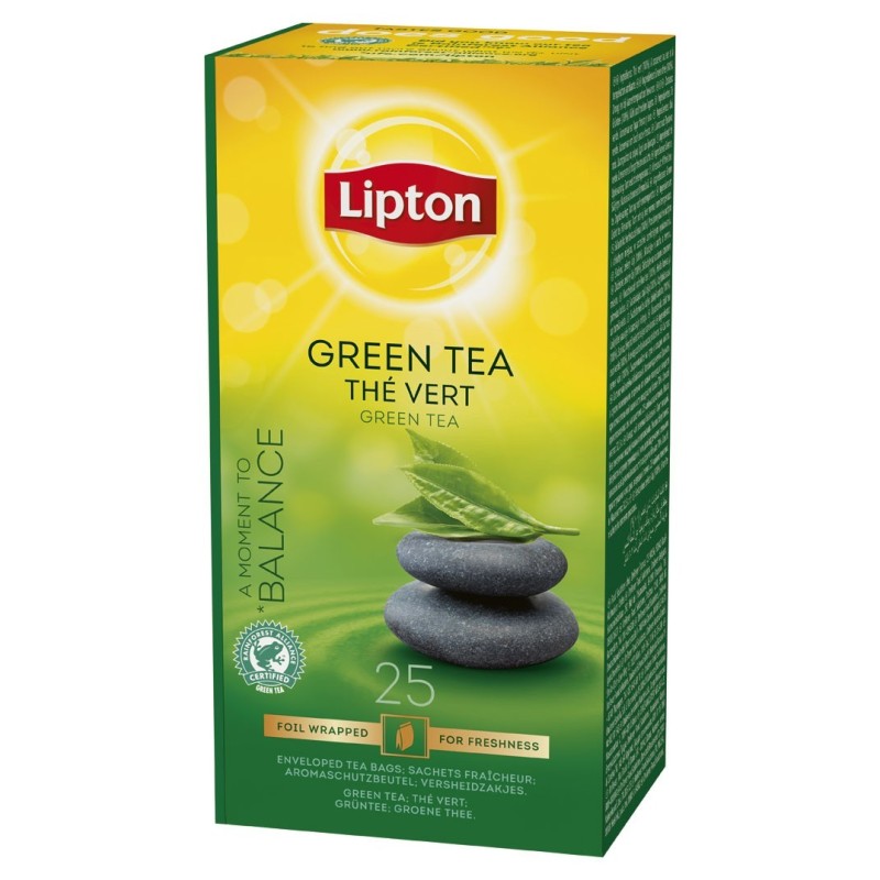 Herbata Lipton Green Tea Pure 25 kopert
