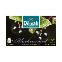 Herbata DILMAH czarna porzeczka 20 torebek