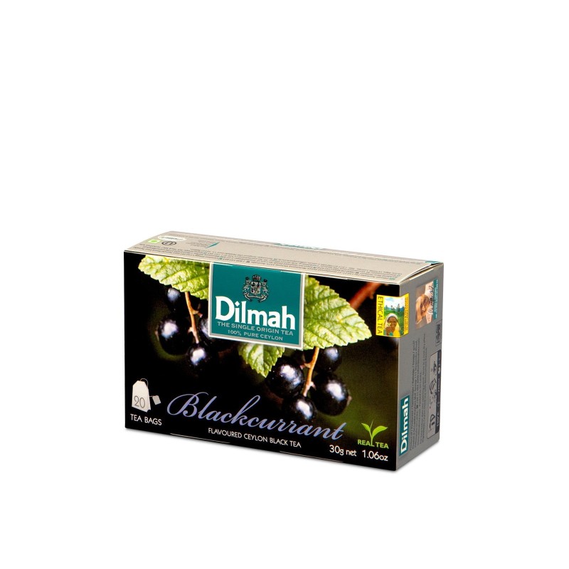 Herbata DILMAH czarna porzeczka 20 torebek