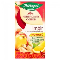 Herbata HERBAPOL Herbaciany Ogród imbir pomarańcza pigwa 20 torebek