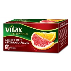 Herbata VITAX INSPIRATIONS grejpfrut i pomarańcza 20 torebek