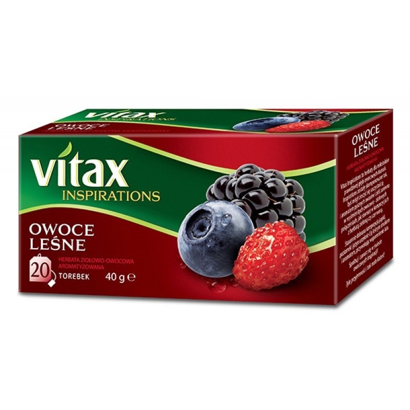 Herbata VITAX INSPIRATIONS owoce leśne 20 torebek
