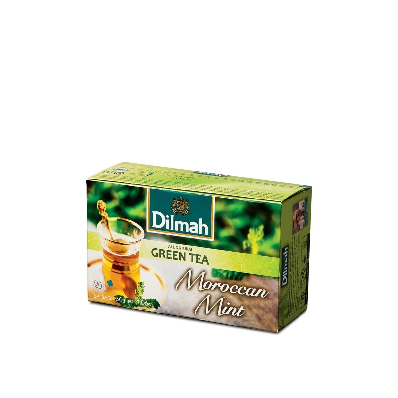 Herbata DILMAH  zielona moroccan&mint 20 torebek