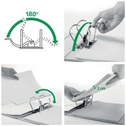 Segregator A4/52 LEITZ 180° biały