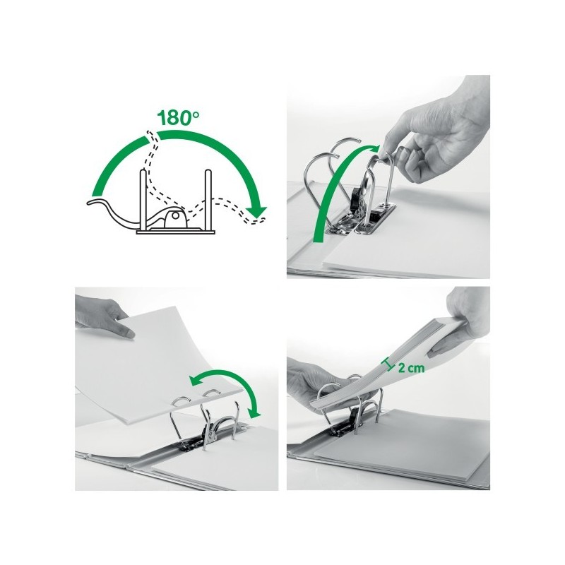 Segregator A4/52 LEITZ 180° żółty