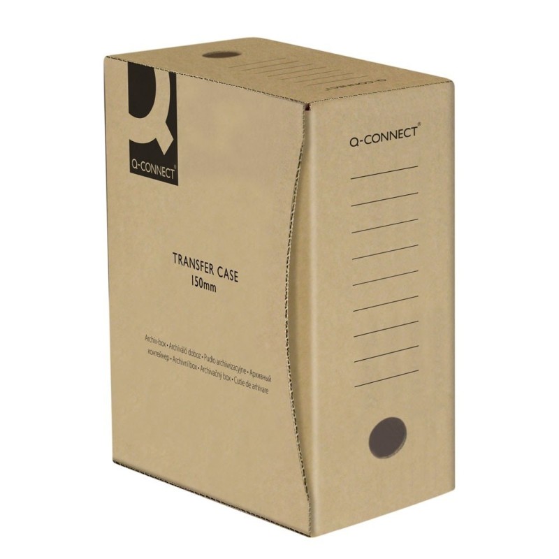 Pudło archiwizacyjne Q-CONNECT, karton, A4/150mm, szare