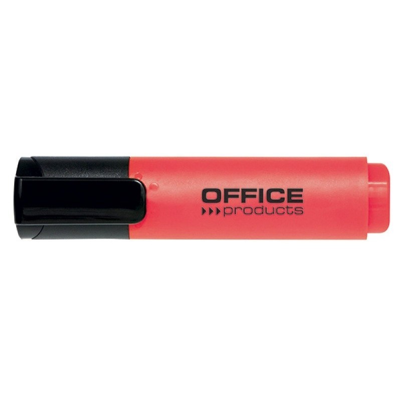 Zakreślacz OFFICE PRODUCTS czerwony 2-5mm (linia)