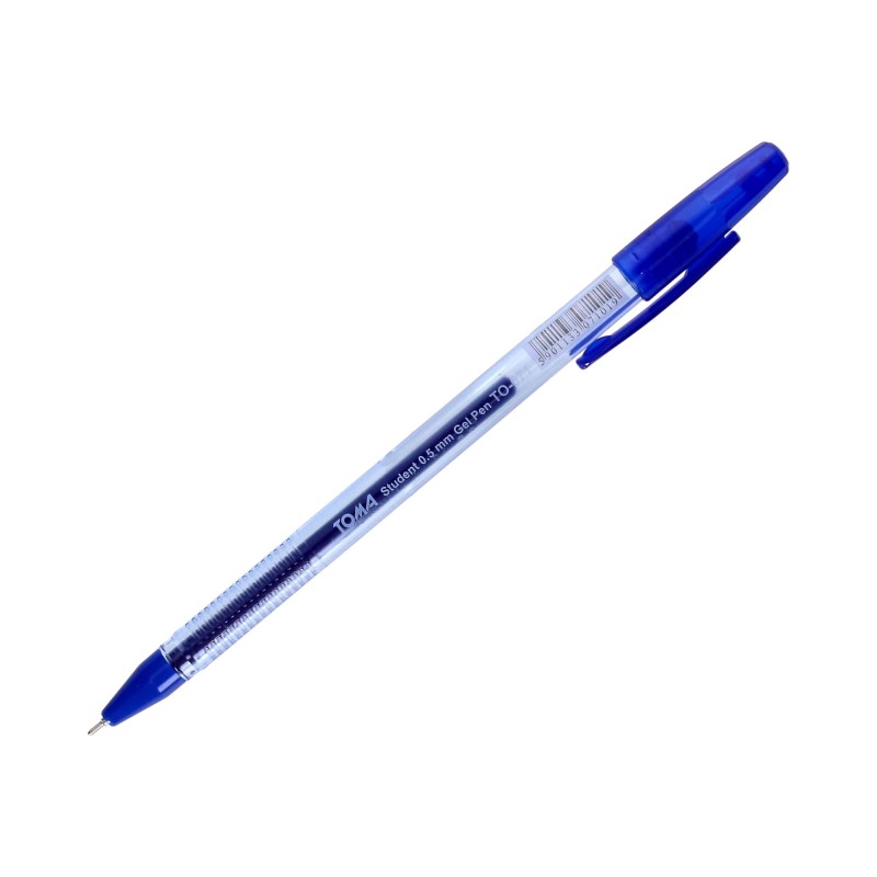 Długopis żelowy STUDENT niebieski TO-071 TOMA