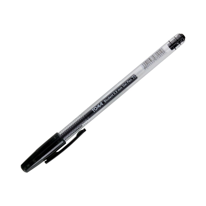 Długopis żelowy STUDENT czarny TO-071 Toma