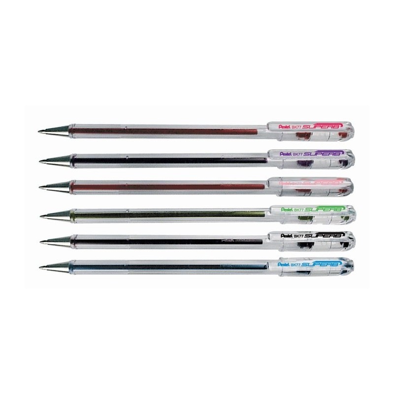 Długopis PENTEL SuperB BK77 Fioletowy