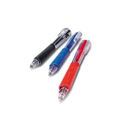 Długopis PENTEL BK437 z gumowym uchwytem automatyczny Niebieski