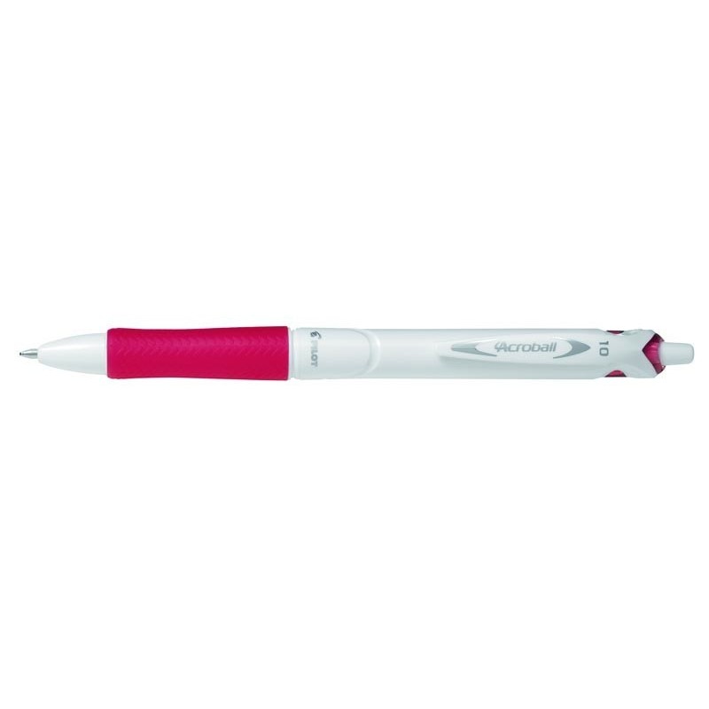 Długopis Acroball White M czerwony PILOT