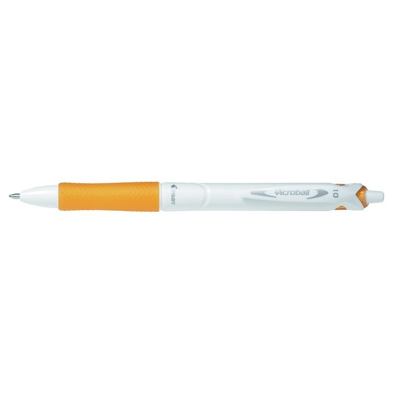 Długopis Acroball White M pomarańczowy PILOT