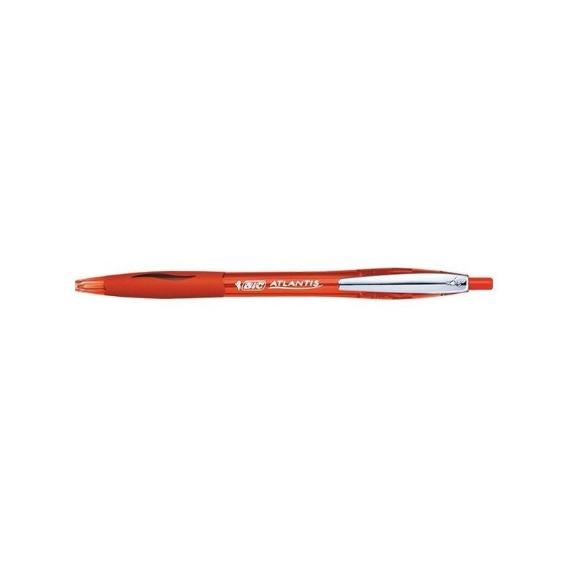Długopis Atlantis Metal Clip czerwony BIC