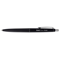Długopis automatyczny ASYSTENT 3 kolory - 3 końcówki - czarny 0,5MM TOMA
