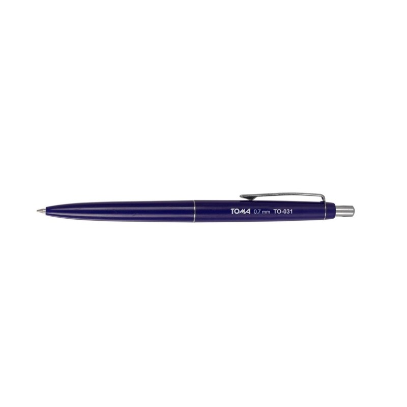 Długopis automatyczny ASYSTENT 3 kolory - 3 końcówki - niebieski 0,7MM TOMA
