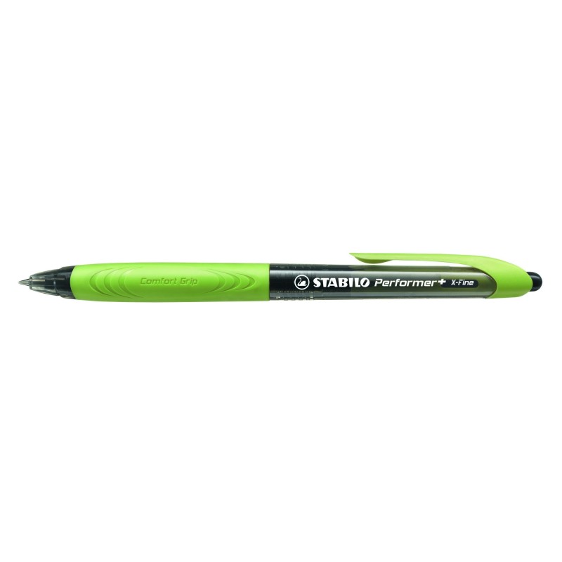 Długopis STABILO Performer+ 0,35 mm, czarny/zielony