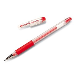 Długopis żelowy PENTEL K116 z gumowym uchwytem Hybrid Gel Grip Czarny