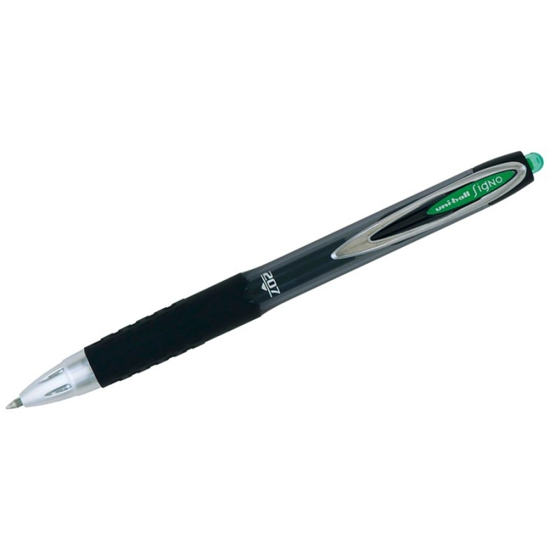 Długopis żelowy Signo UMN−207 Uni zielony (12)