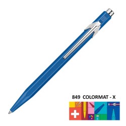 Długopis CARAN D'ACHE 849 Colormat-X, M, niebieski