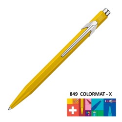 Długopis CARAN D'ACHE 849 Colormat-X, M, żółty