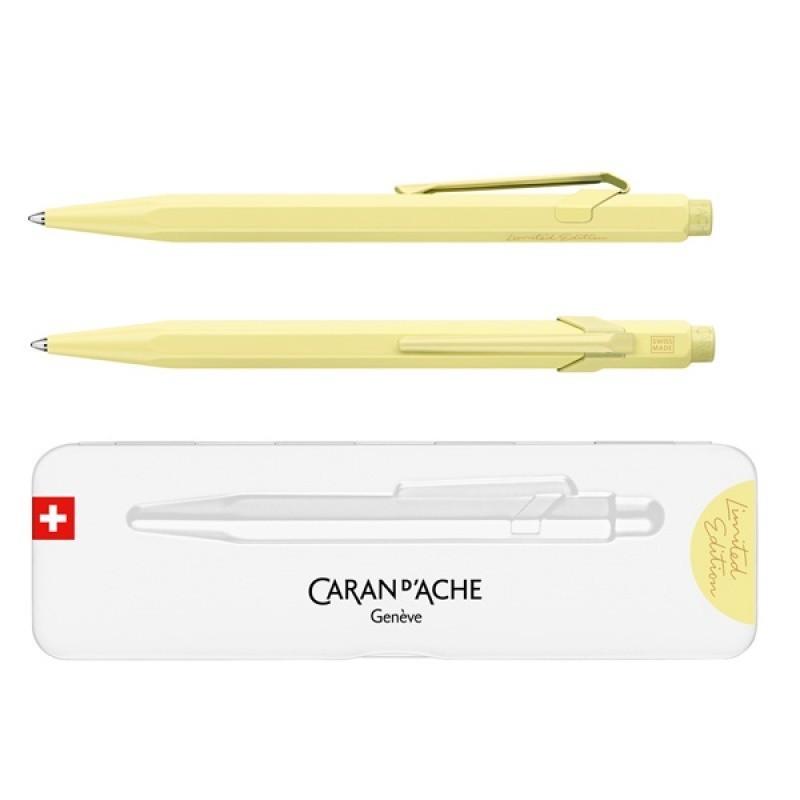 Długopis CARAN D'ACHE 849 Claim Your Style, Edycja 4, Icy Lemon